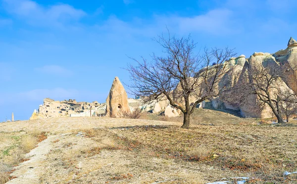 The way to the village — Stock Photo, Image