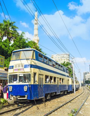 Alexandria çift güverteli tramvay