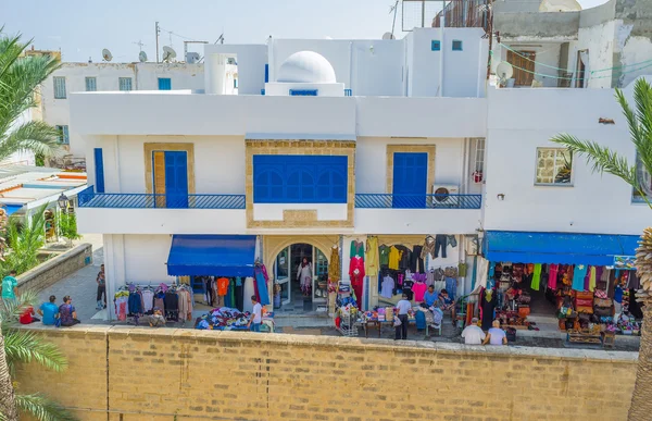 The shops around Ribat — Stockfoto