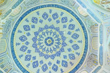 The blue traceries