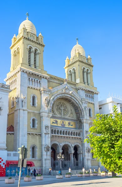 The cathedral in Tunis — 图库照片