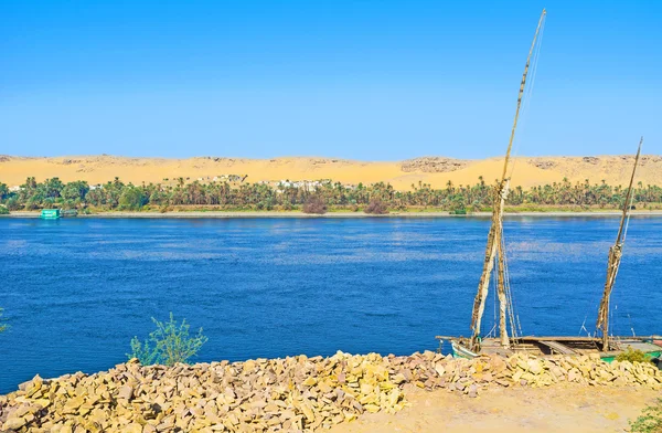 Die Ufer des Nils — Stockfoto