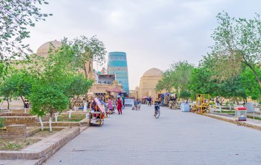 The parks in Khiva