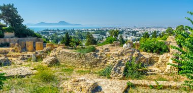 Kartaca'nın panoramik görünüm