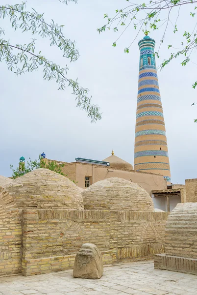 A színes minaret — Stock Fotó