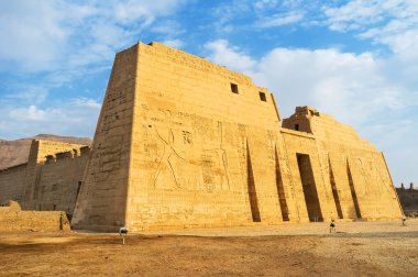 The massive temple