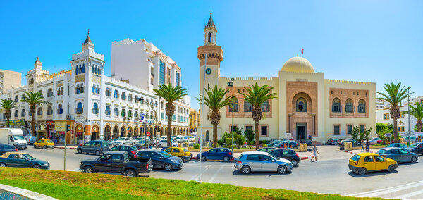 The Republic square of Sfax