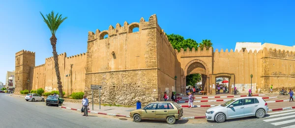 Panorama över Bab El Kasbah Gates — Stockfoto