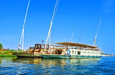 The pleasure ships in Luxor