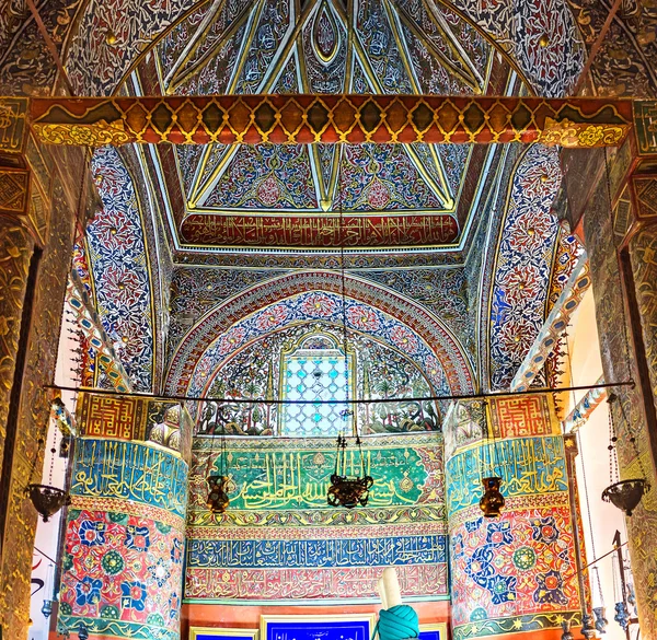 O interior de Mevlana Mausoléu — Fotografia de Stock