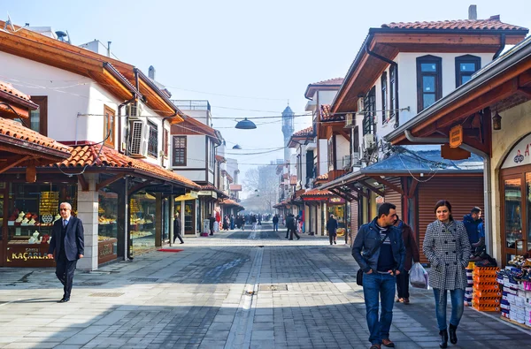 O quarto de mercado restaurado em Konya — Fotografia de Stock