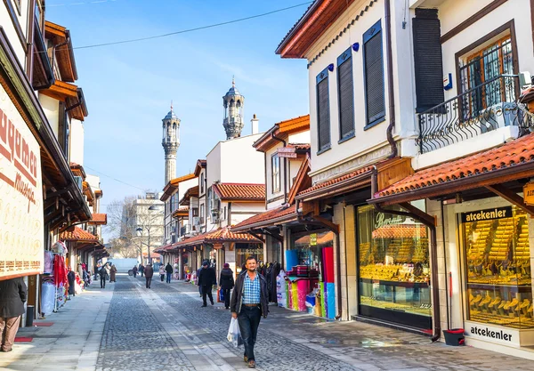 The golden street of Konya — Stock Photo, Image