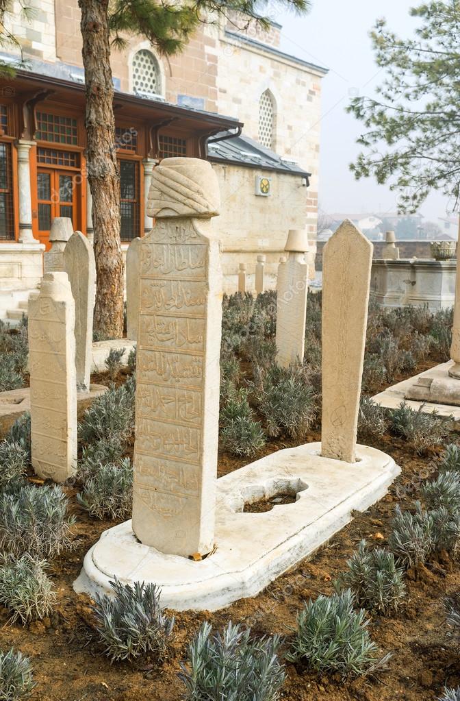 The cemetery of Mevlana Museum