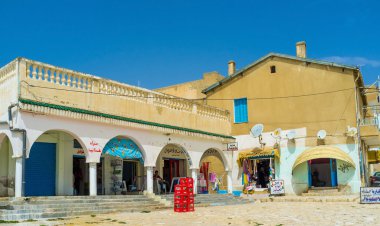The shopping district of Le Kef