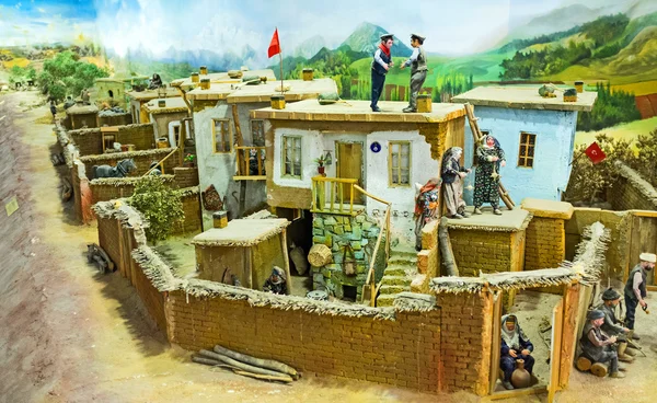 The diorama of the rural life — Stock Photo, Image