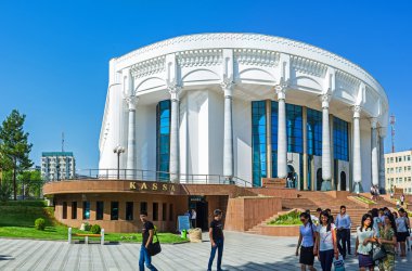 The Drama Theatre of Tashkent clipart