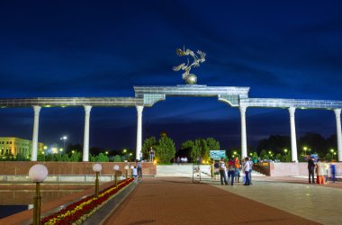 The evening in Tashkent