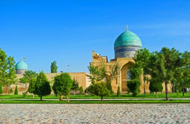 The madrasah in garden