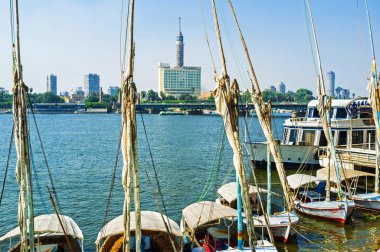Feluccas in Cairo