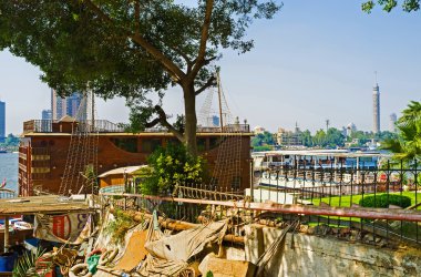 The attractions on Nile river