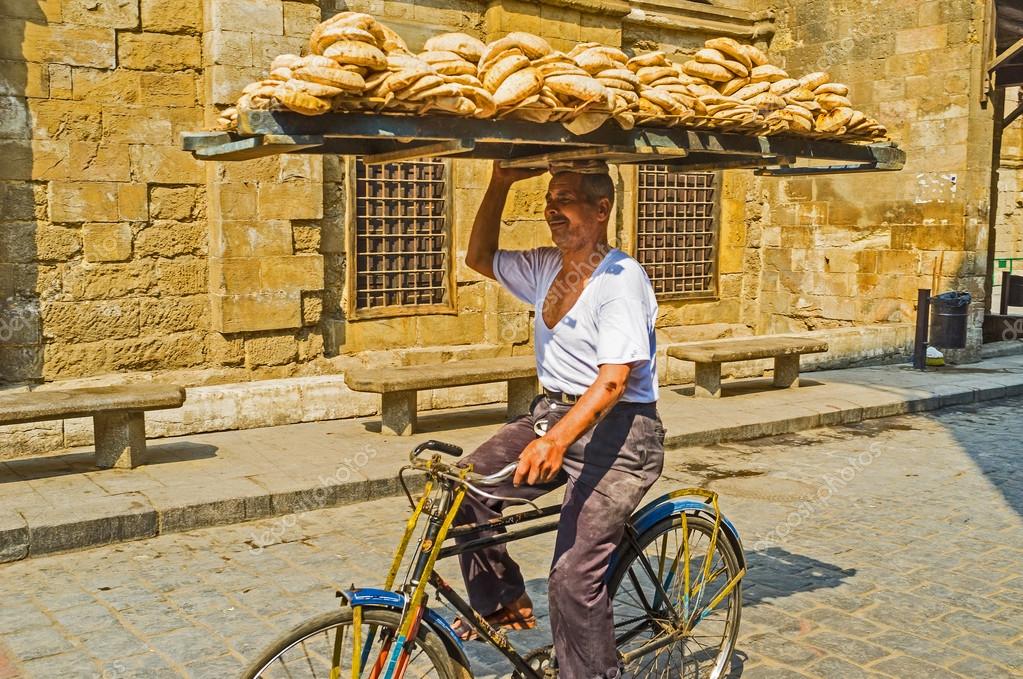 Delivering of bread in Cairo Stock Editorial Photo © efesenko 97798110