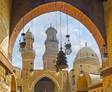 The architecture of Islamic Cairo clipart