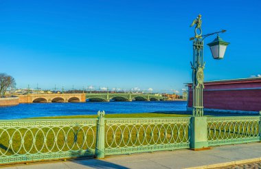 The bridge railings