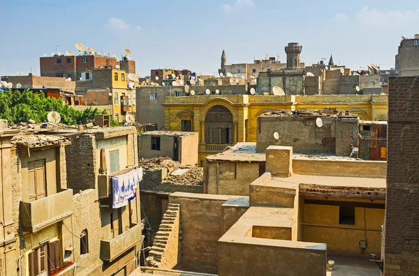 Os telhados do Cairo islâmico — Fotografia de Stock
