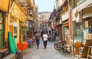 The flea market in Islamic Cairo