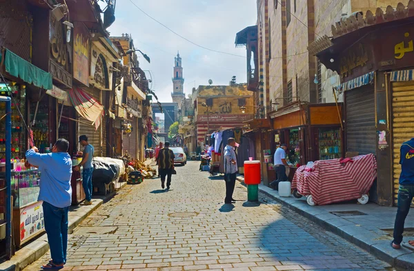 La strada del bazar — Foto Stock