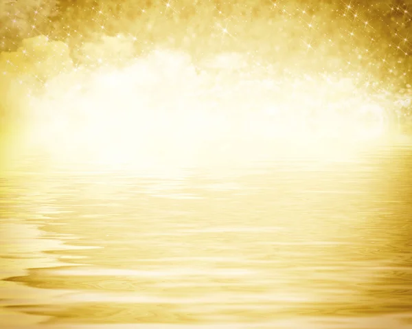 Titrek cennet su, altın üzerinde metin için arka plan