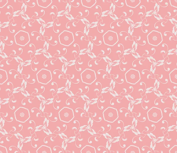 Bright wall-paper with gentle abstract drawing, pink — Stock Photo, Image