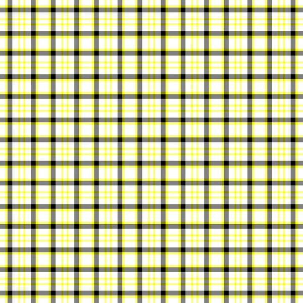 Papel de parede sem costura, xadrez, preto-amarelo — Fotografia de Stock