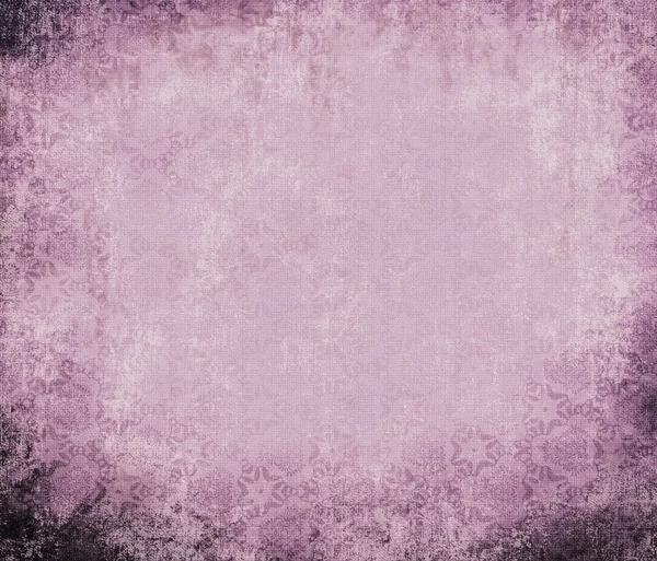 Ancient wall-paper grunge on a rough cloth, lilac — Stock Photo, Image