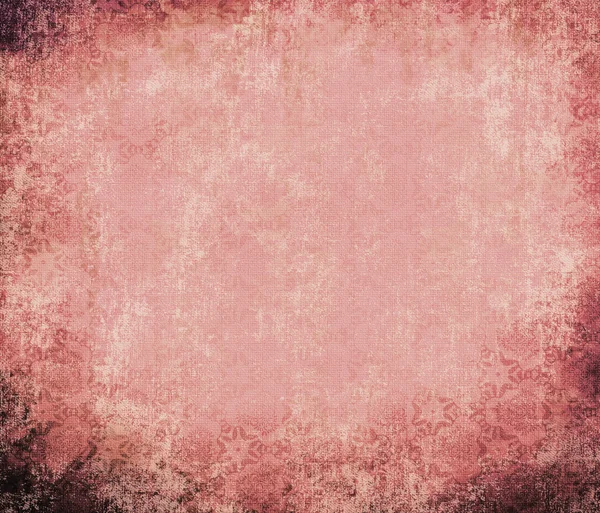 Ancient wall-paper grunge on a rough cloth, red — Stock Photo, Image