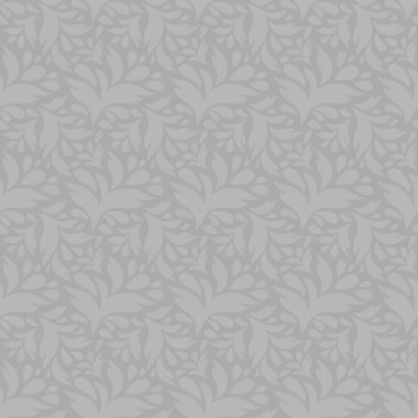 Noel, kışın dikişsiz bitki deseni, gri. Çeşitli ürünleri basmak için dekoratif arkaplan.