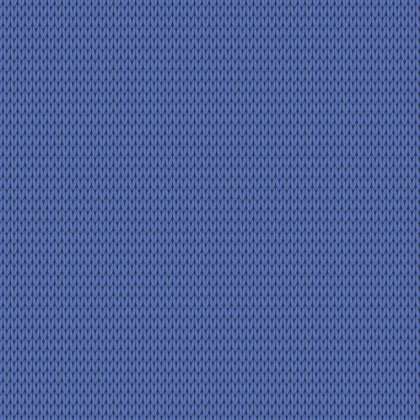 Winter Seamless Knitted Pattern Blue Color Decorative Festive Background Printing — Stock Photo, Image