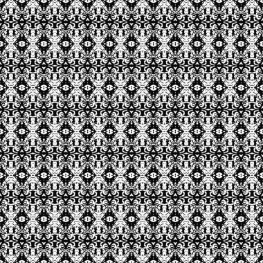 Siyah ve beyaz pürüzsüz etnik model 1a. Geleneksel tasarım, soyut kabile sanatı. Duvar kağıdı veya tasarım tabanı olarak çeşitli ürünleri dijital olarak basmak için oluşturuldu.