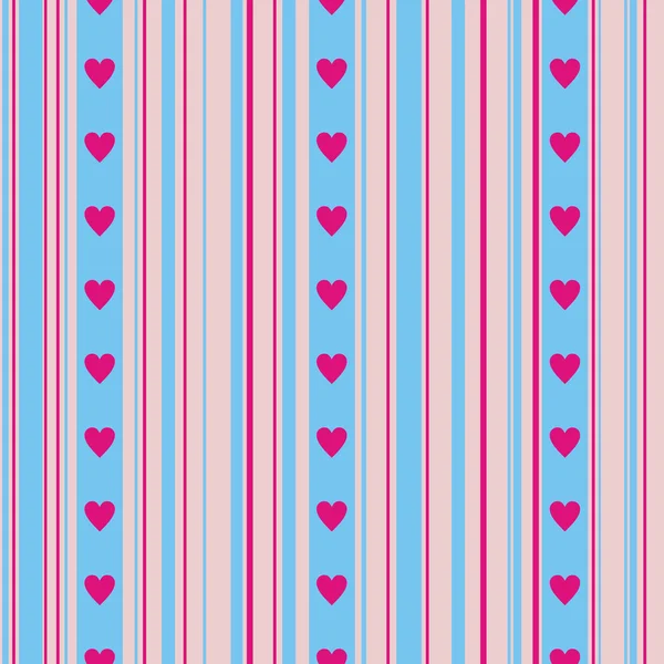 şeritli bir arka plan üzerinde Hearts