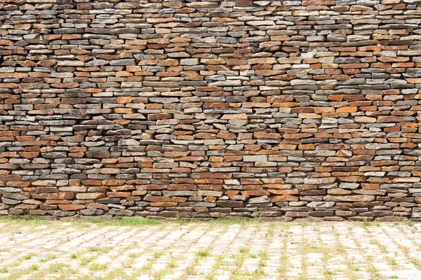 Tiling sand stone wall — Stock Photo, Image