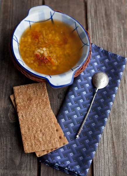 Italian lentils soup — Stock Photo, Image