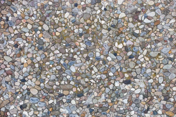 Pebble pedras parede superfície fundo Imagens Royalty-Free