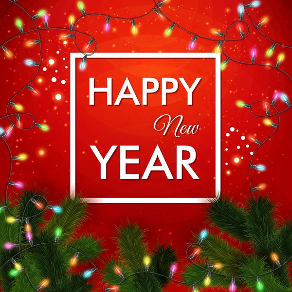 새 해 복 많이 받으세요 2015 카드. — 스톡 벡터