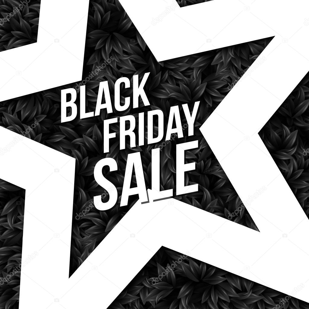 Black Friday sale poster.