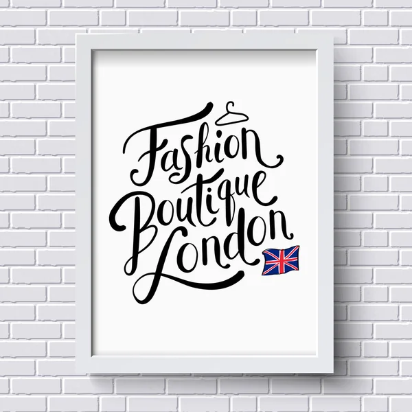 Fashion Boutique, Londra — Stok Vektör