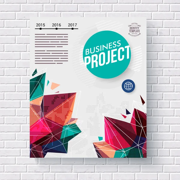 Business Project infographic template — Stock Vector