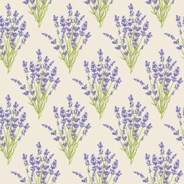 Lavanta kokulu seamless modeli.