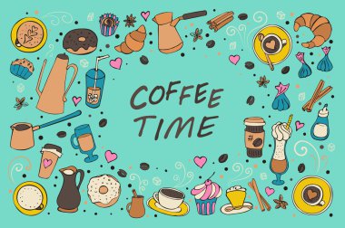 Kahve anahat koleksiyonu