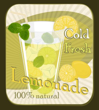 Vintage limonata poster