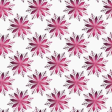 kar tanesi seamless modeli. Geometrik şekil kar taneleri.